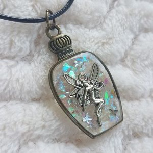Fairy in a Bottle Necklace, Handcrafted NWOT